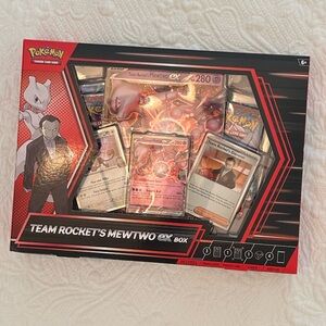 Team Rocket's mewtwo ex box